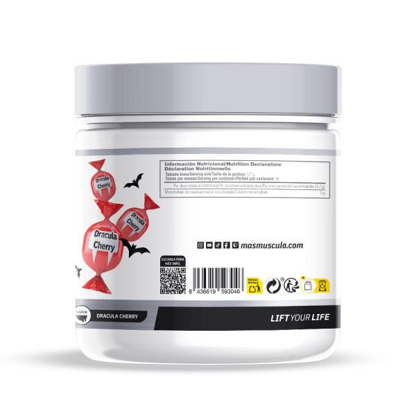 Creatine Monohydrate 200 Mesh - 300g Dracula Cherry de MASmusculo 3/5