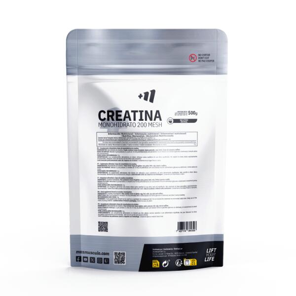 Creatine Monohydraat 200 Mesh - 500g Neutral MASmusculo 2/6