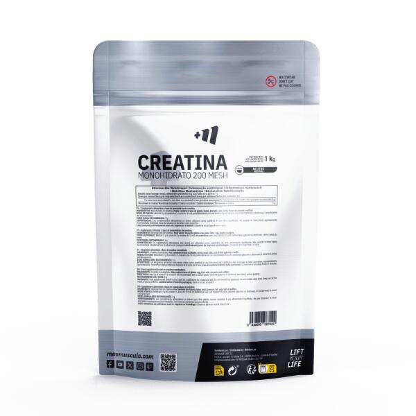 Creatine Monohydraat 200 Mesh - 1 kg Neutraal MASMUSCULO 2/4