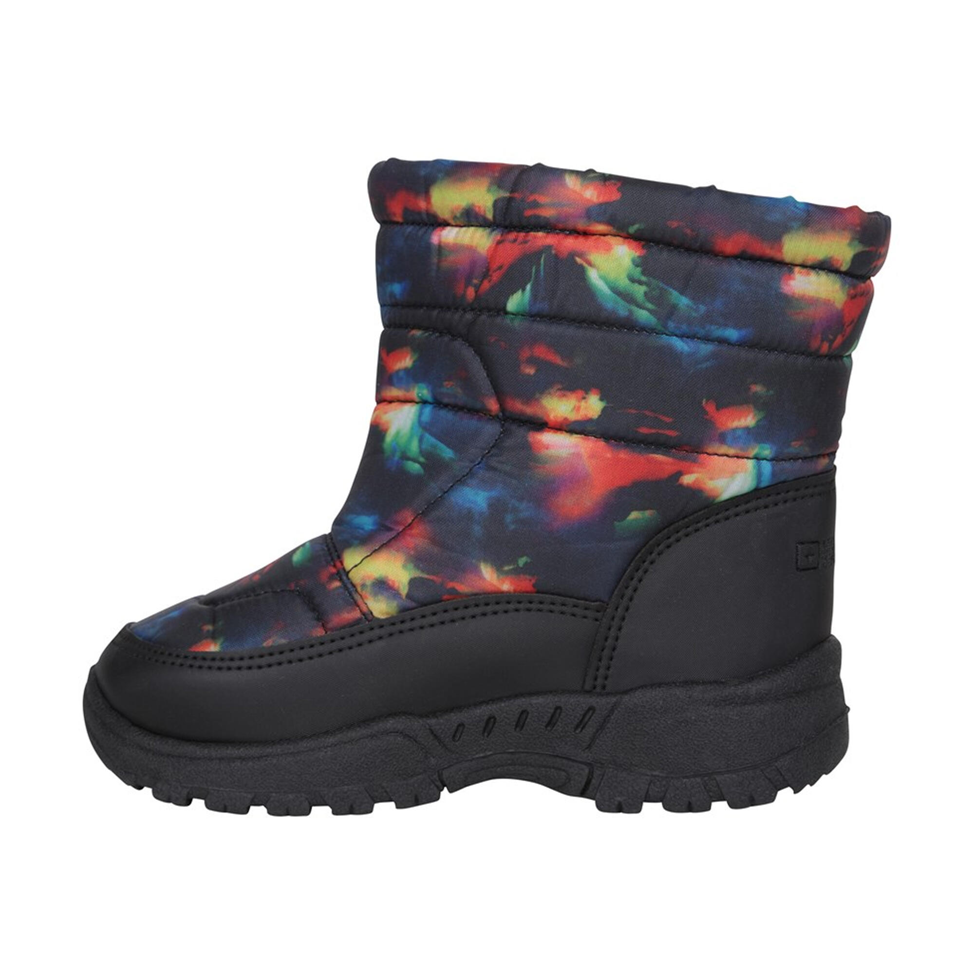 Stivali Da Neve Tie Dye Lettino Mountain Warehouse Caribou Adaptive Rosso 3/4
