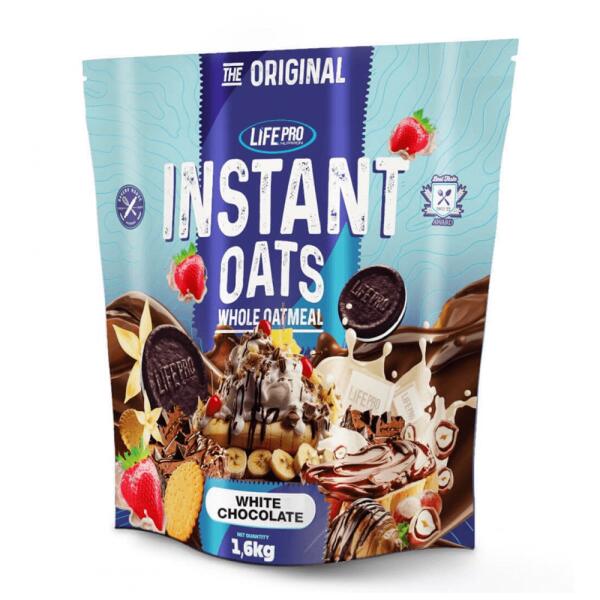 LifePRO Premium Instant Oatmeal - 1.6 kg White Chocolate