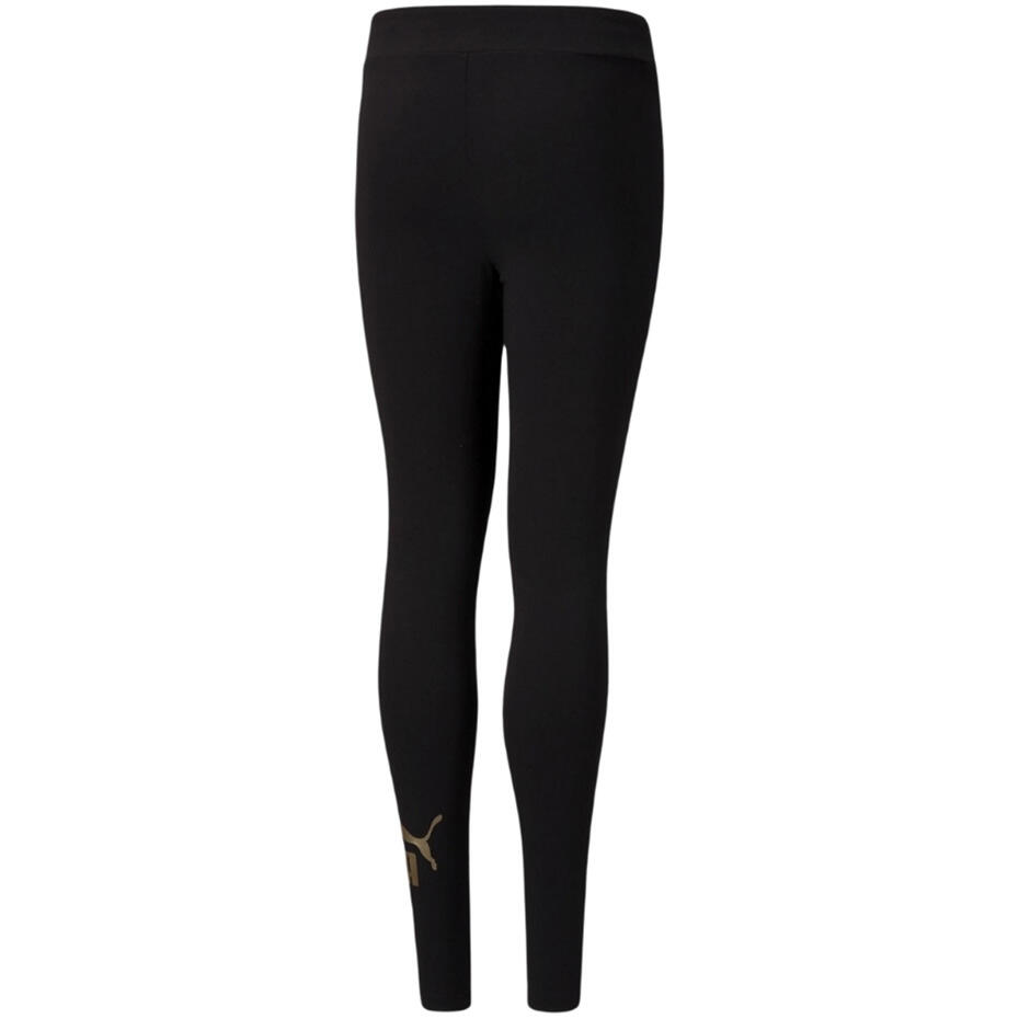 Leggings ESS+ Diseño Logotipo para Niños/Niñas Negro 2/2