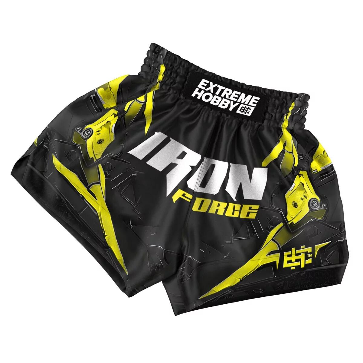 Shorts de Muay Thai pour hommes EXTREME HOBBY IRON FORCE 3/7