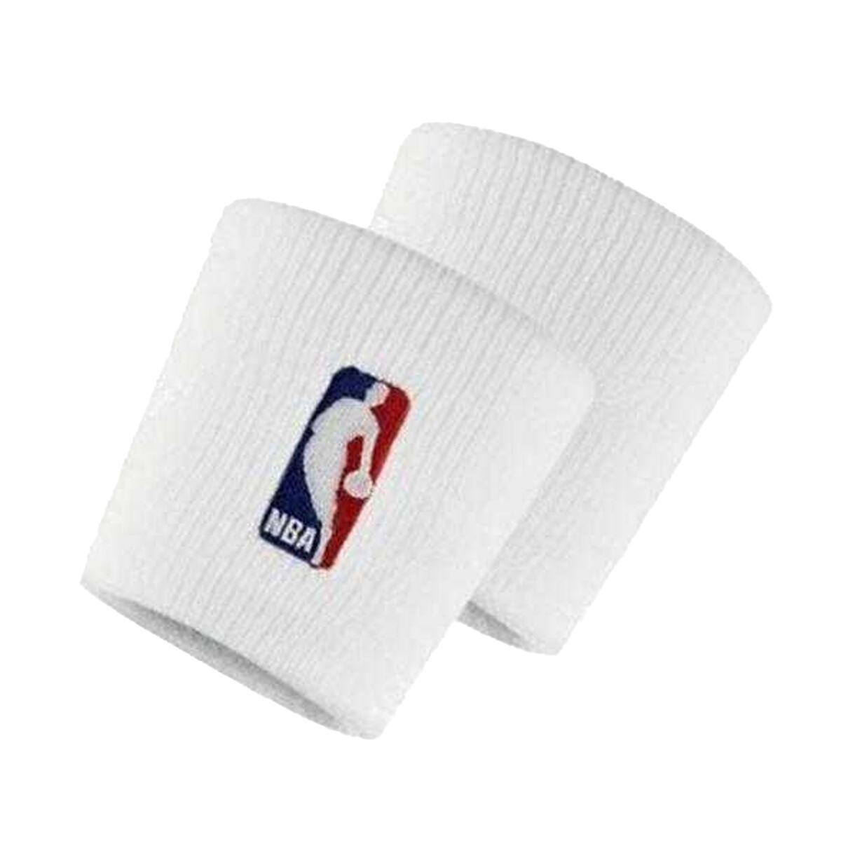 Braccialetto NBA DriFIT Logo Nike Bianco 2/3