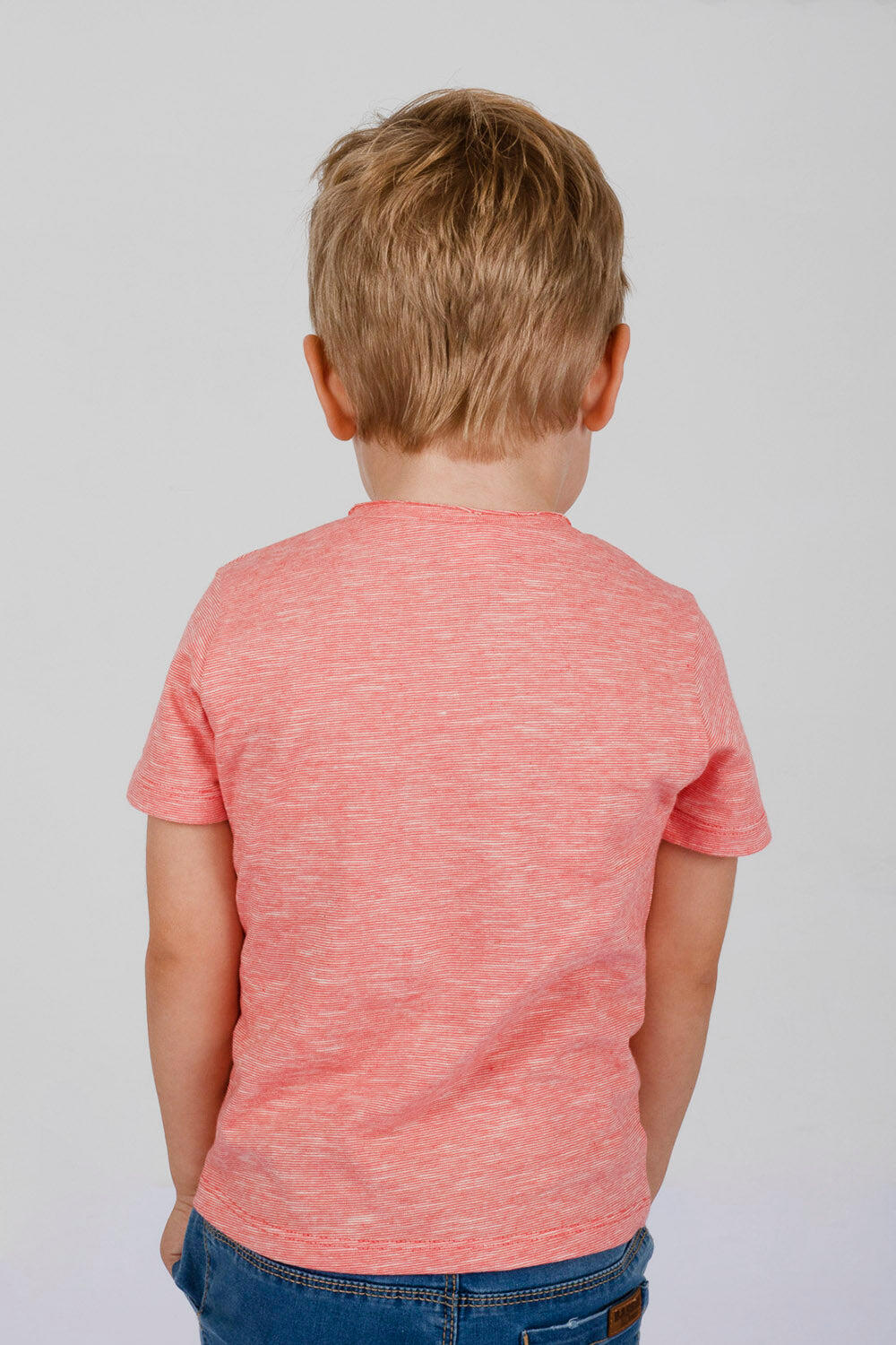 Camiseta de bebé niño coral bolsillo lateral 3/5
