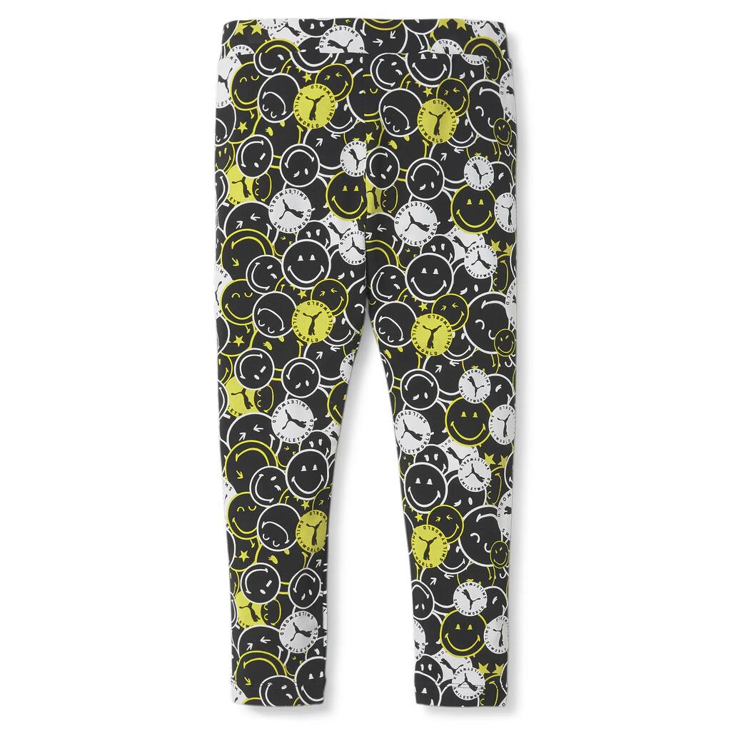 Childrens/Kids SmileyWorld AllOver Print Leggings (Black)