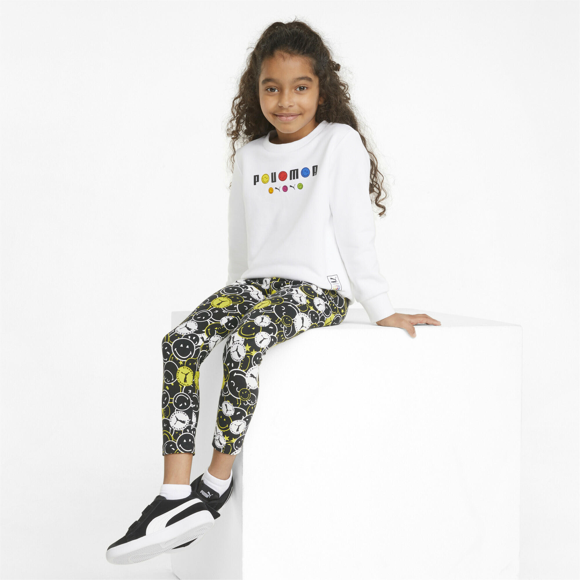 Leggings PUMA x SMILEY WORLD stampati da bambino PUMA 4/5