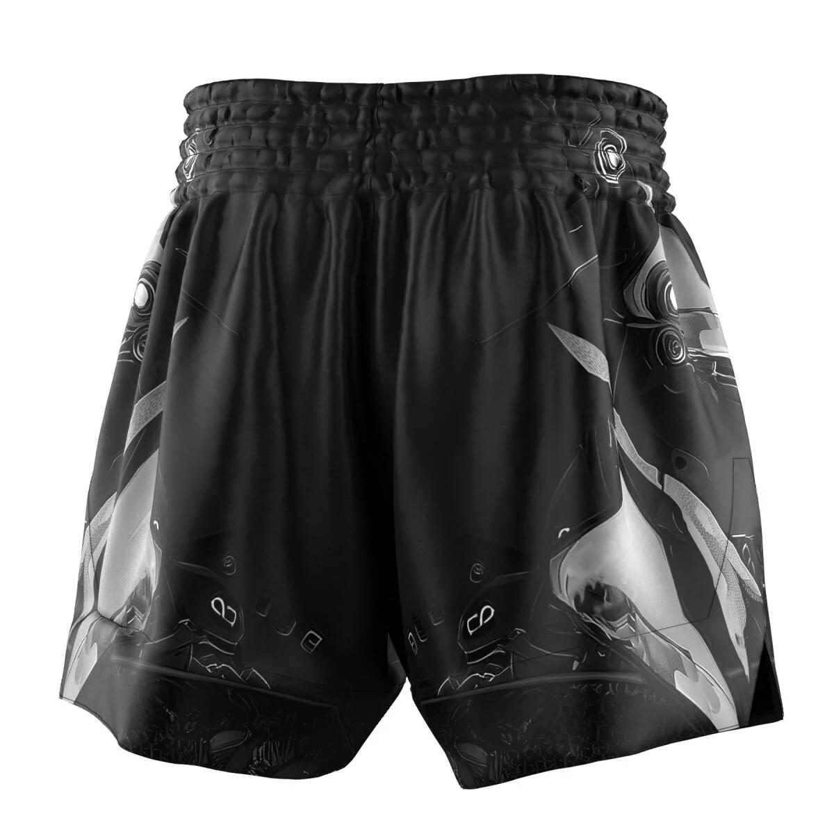 Muay Thai Shorts für Herren EXTREME HOBBY IRON FORCE 3/7