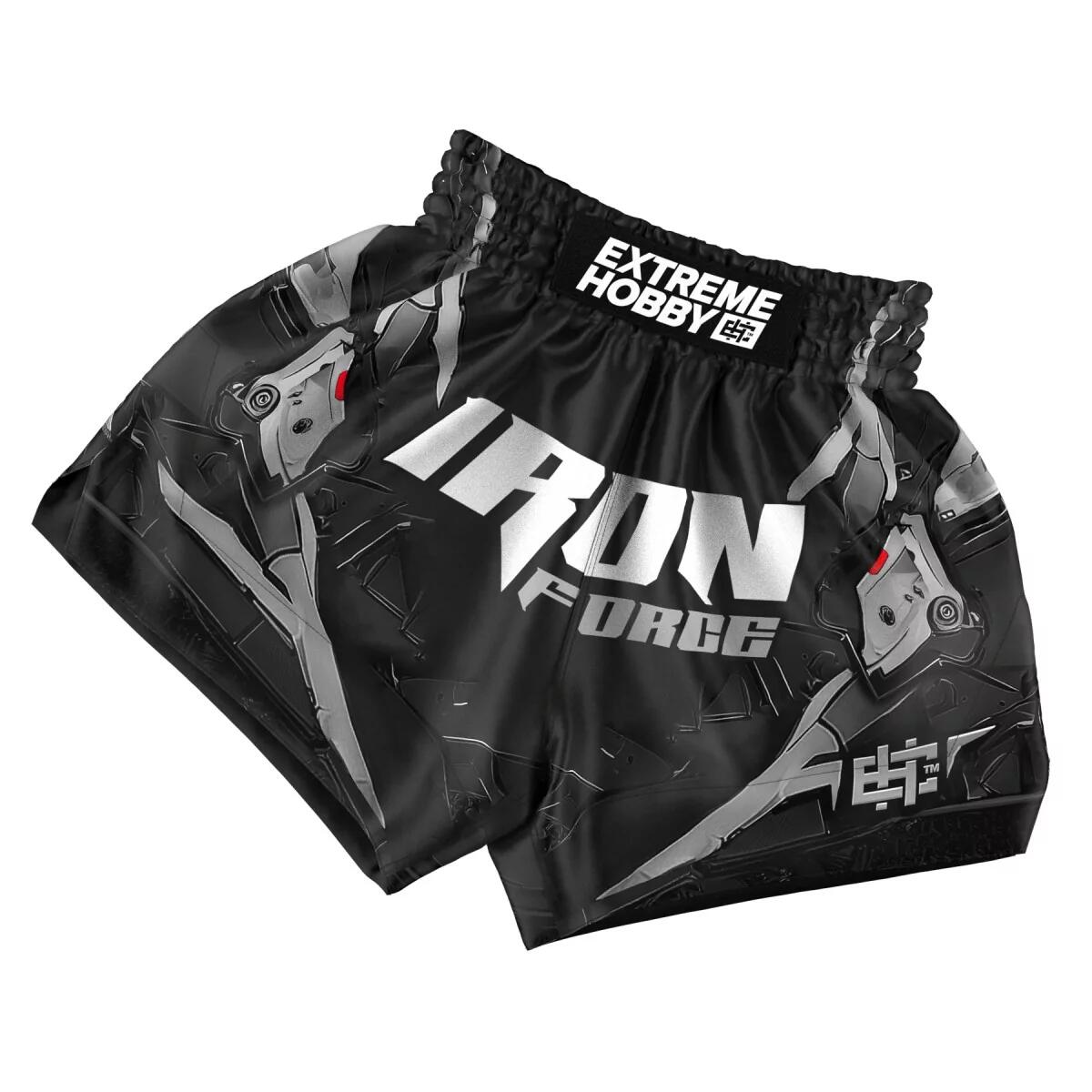 Muay Thai Shorts für Herren EXTREME HOBBY IRON FORCE 5/7