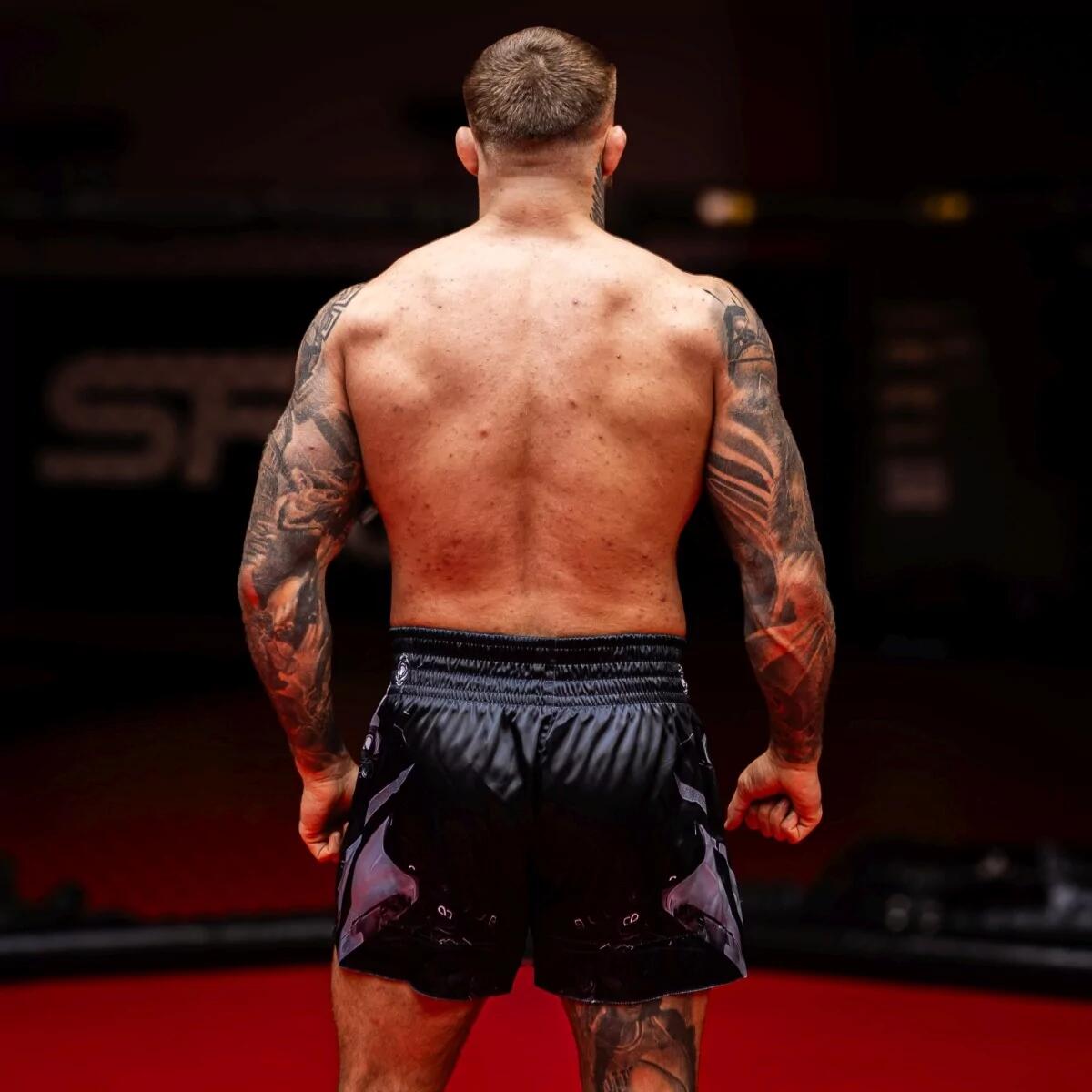 Muay Thai Shorts für Herren EXTREME HOBBY IRON FORCE 4/7