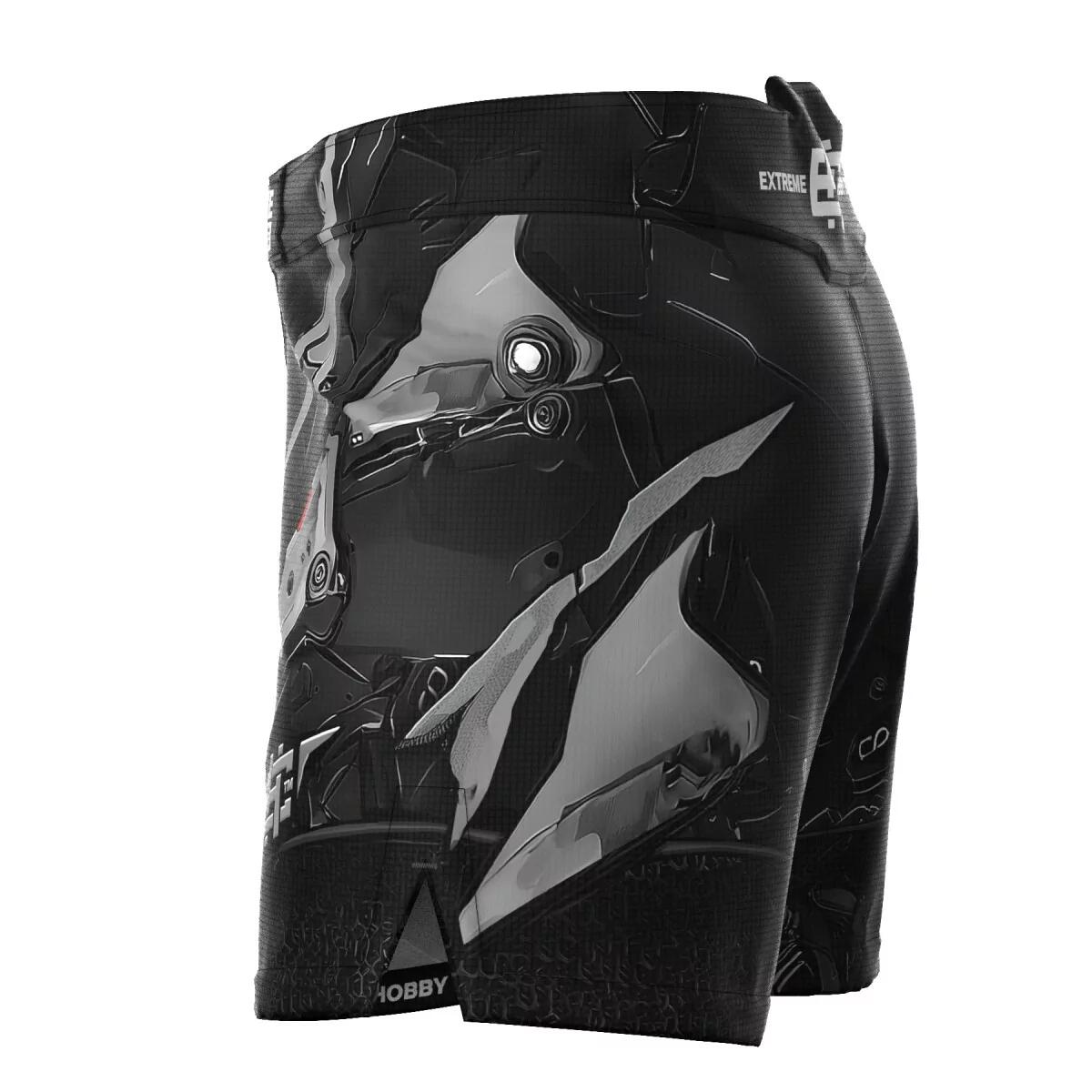 Pantaloncini sportivi uomo allenamento palestra EXTREME HOBBY IRON FORCE 6/7