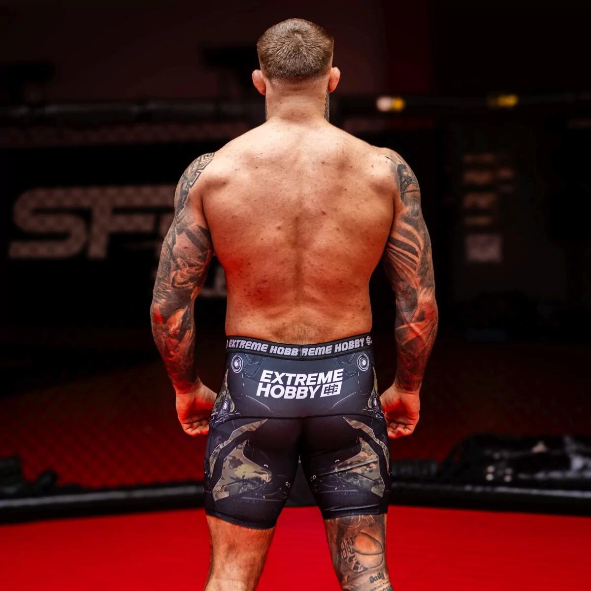 Calções Vale Tudo para homem MMA EXTREME HOBBY IRON FORCE 4/8
