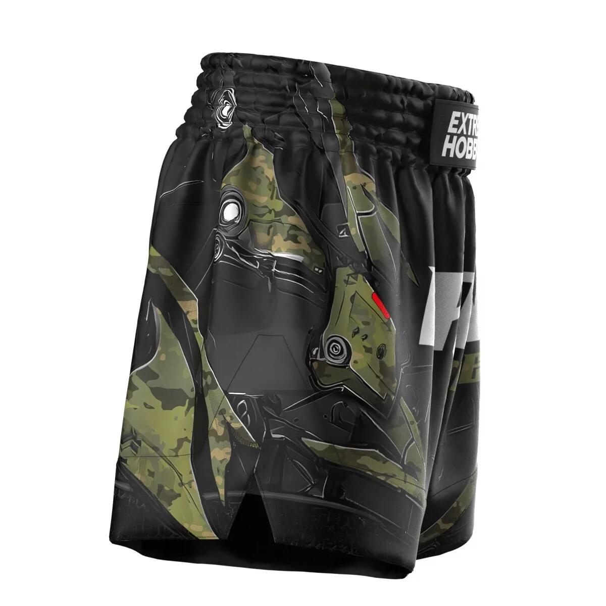 Muay Thai Shorts für Herren EXTREME HOBBY IRON FORCE 6/7