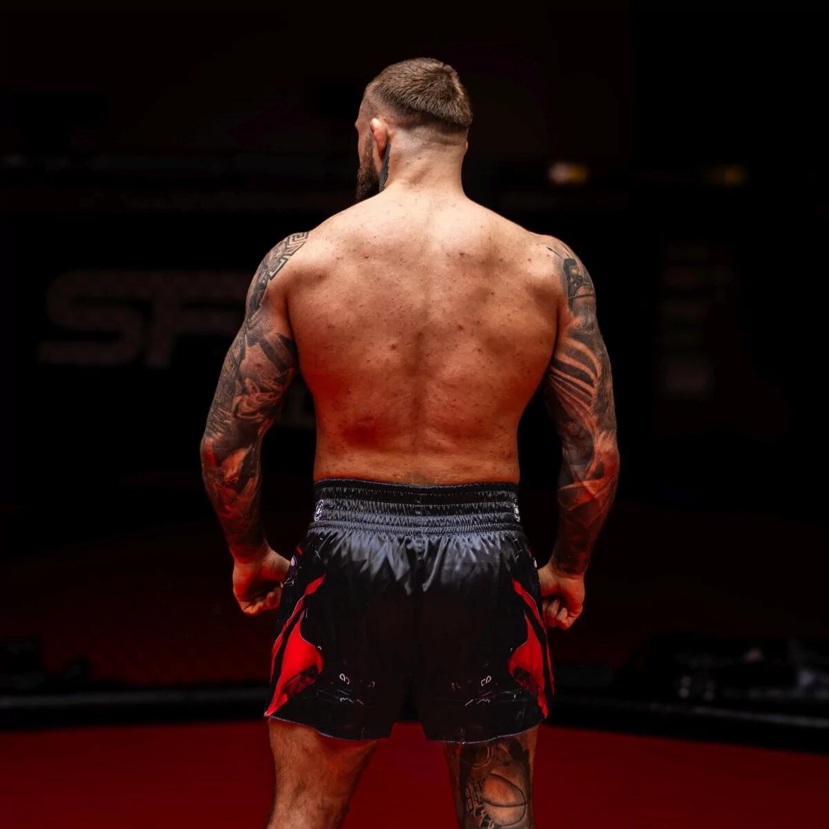 Pantaloncini Muay Thai da uomo EXTREME HOBBY IRON FORCE 4/7