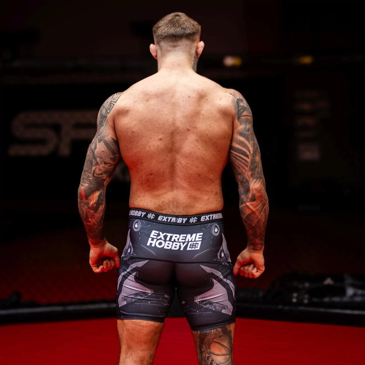 Vale Tudo Shorts für Herren MMA EXTREME HOBBY IRON FORCE 4/7