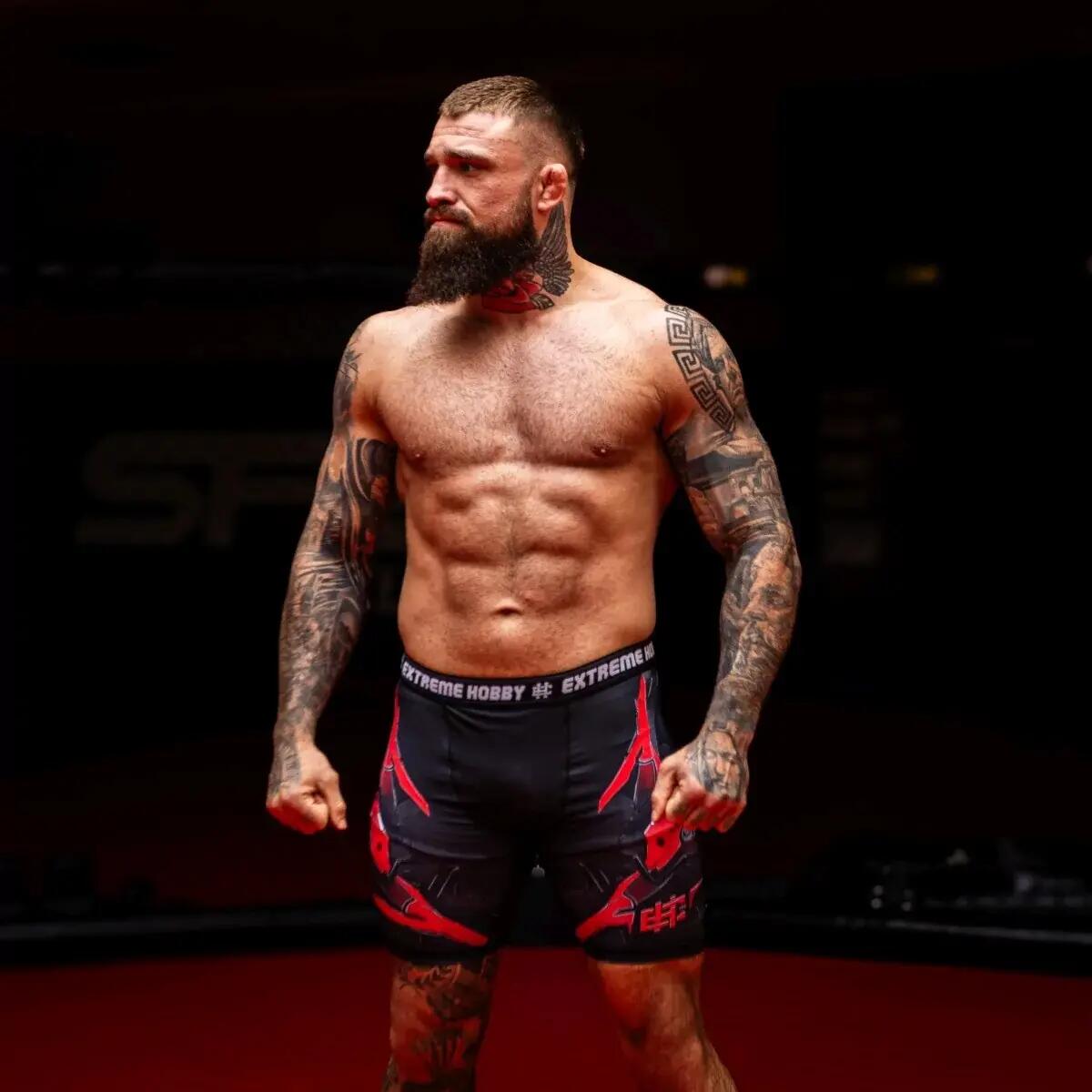 Vale Tudo-short voor heren MMA EXTREME HOBBY IRON FORCE 2/8