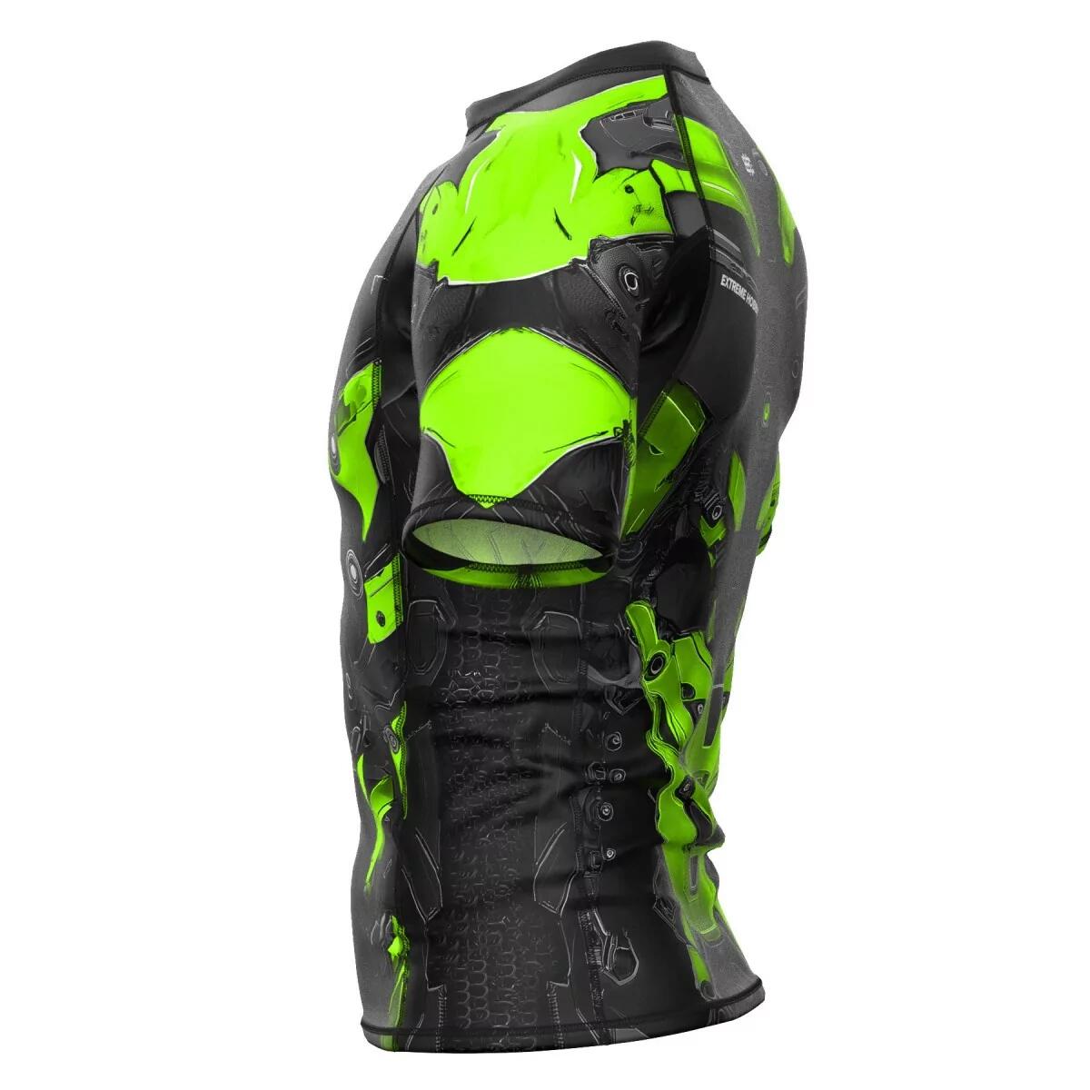 Rashguard à manches courtes pour homme MMA EXTREME HOBBY IRON FORCE 4/8