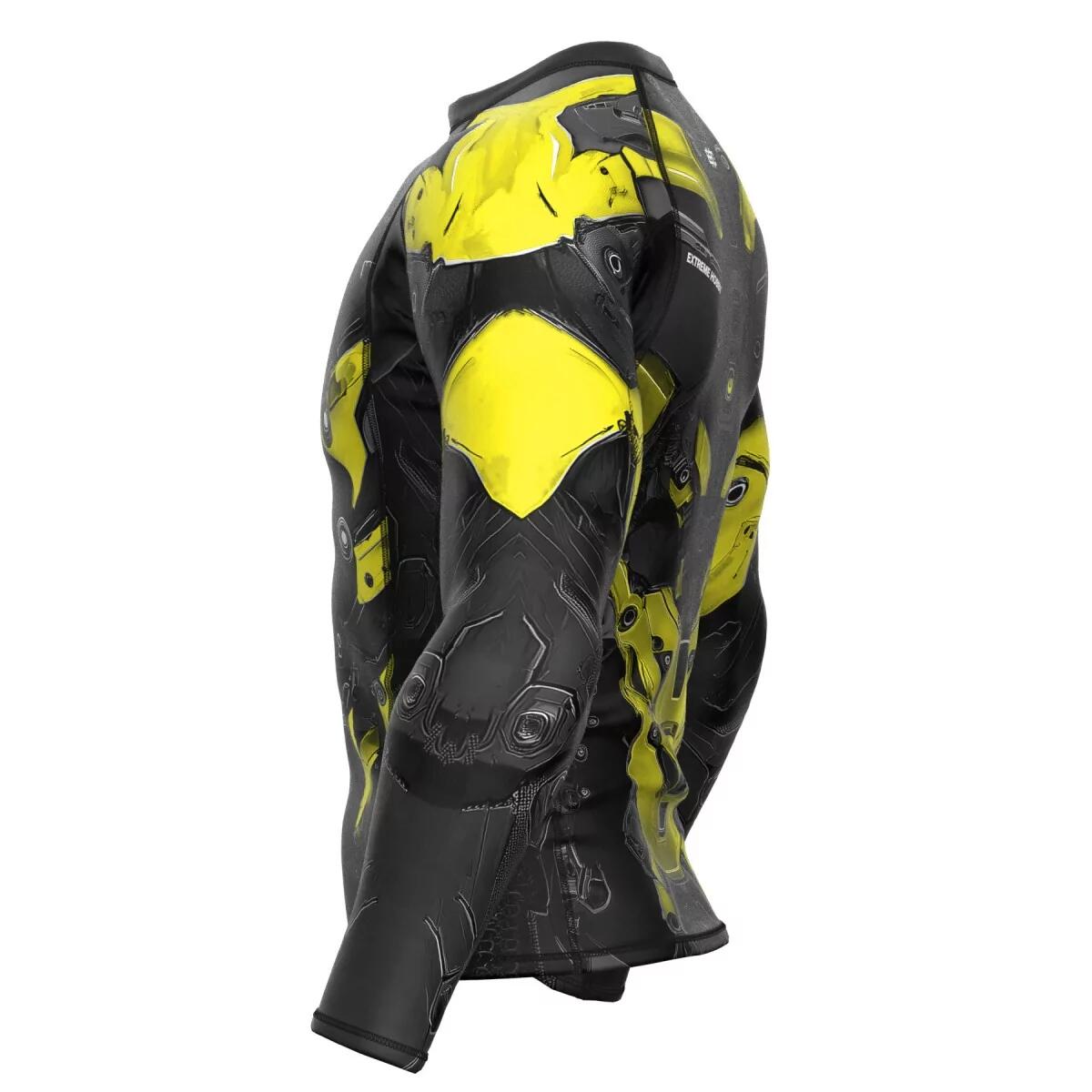 Rashguard a maniche lunghe da uomo MMA EXTREME HOBBY IRON FORCE 4/6