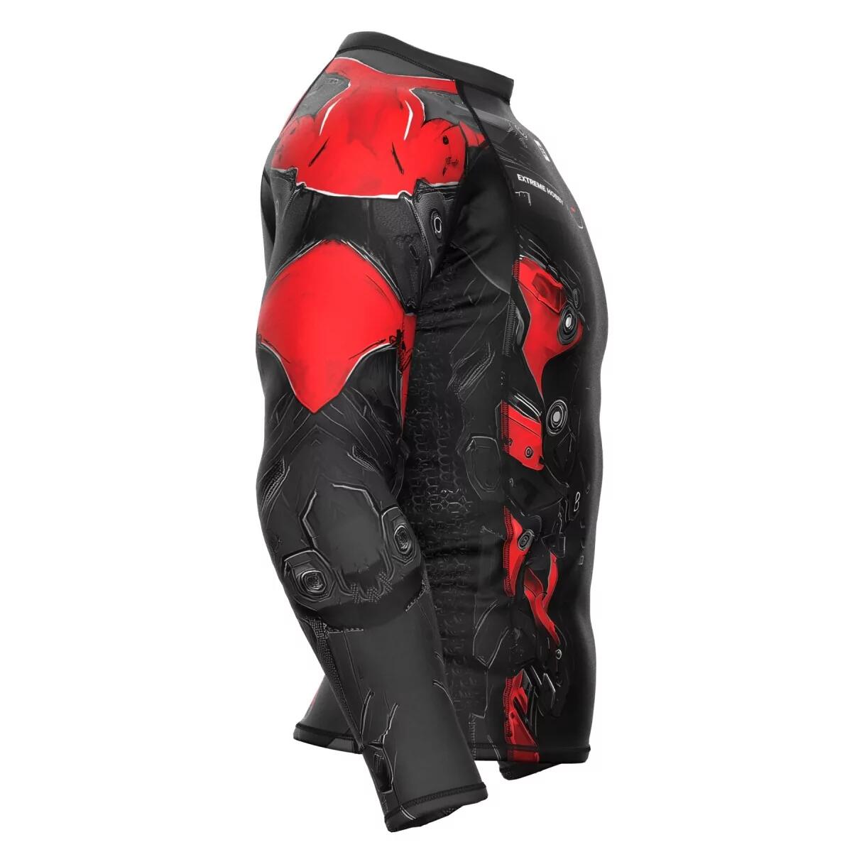 Rashguard a maniche lunghe da uomo MMA EXTREME HOBBY IRON FORCE 5/7