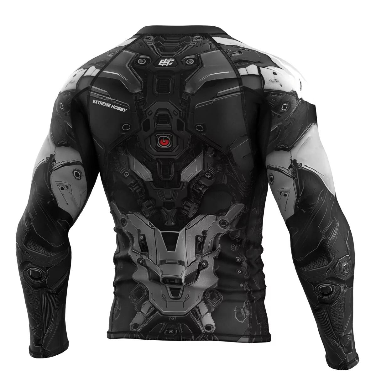 Rashguard a maniche lunghe da uomo MMA EXTREME HOBBY IRON FORCE 3/7