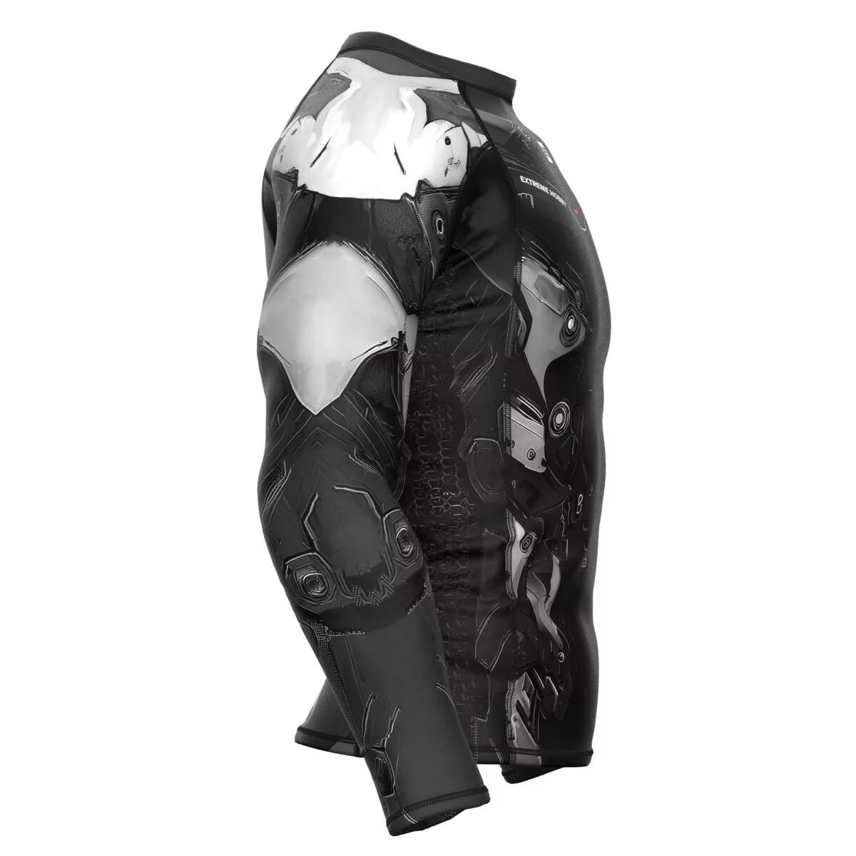 Rashguard a maniche lunghe da uomo MMA EXTREME HOBBY IRON FORCE 5/7