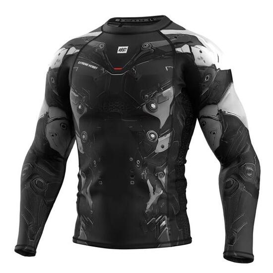 Rashguard met lange mouwen voor heren MMA EXTREME HOBBY IRON FORCE