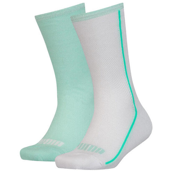 Chaussettes Enfant (Vert Menthe / Blanc)