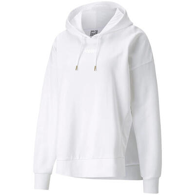 Puma her hoodie tr damestrui - 75% katoen 25% gerecycled, verstelbare capuchon