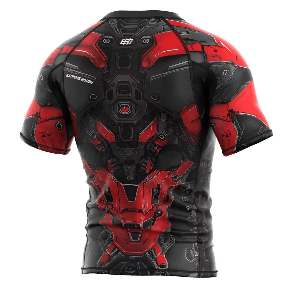 Rashguard de manga curta para homem para MMA EXTREME HOBBY IRON FORCE 3/7
