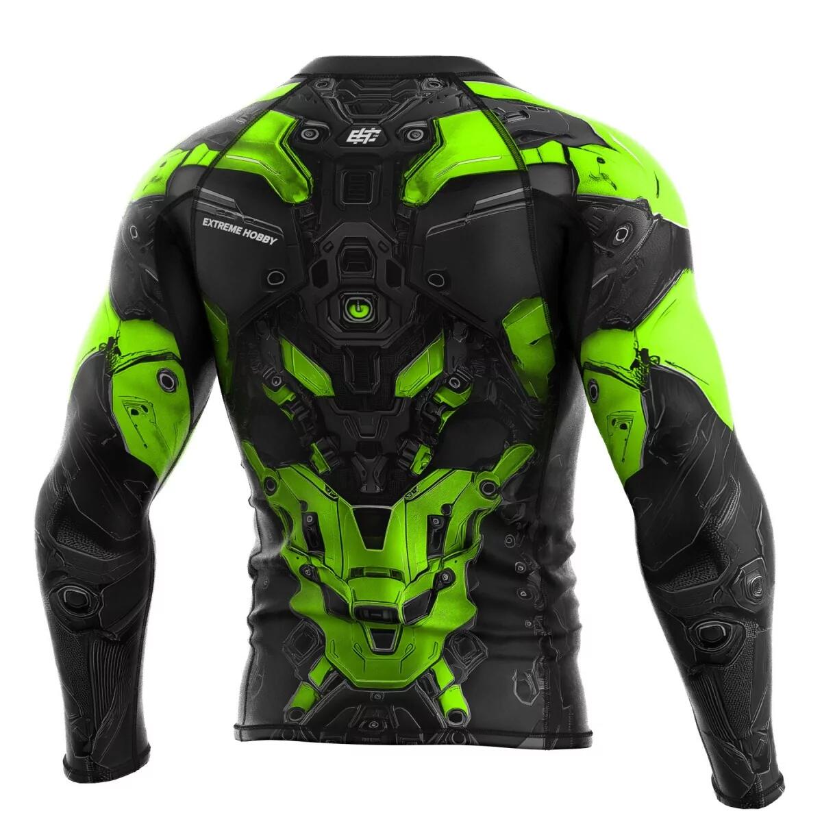 Langarm rashguard voor heren voor MMA EXTREME HOBBY IRON FORCE 2/6