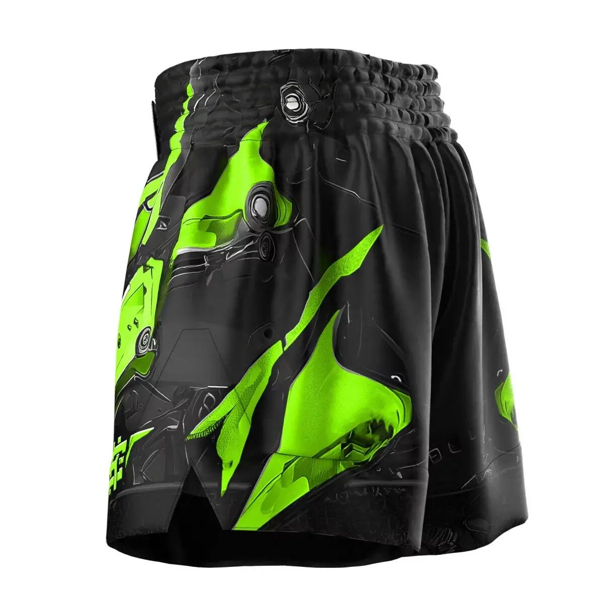 Muay Thai Shorts für Herren EXTREME HOBBY IRON FORCE 5/8