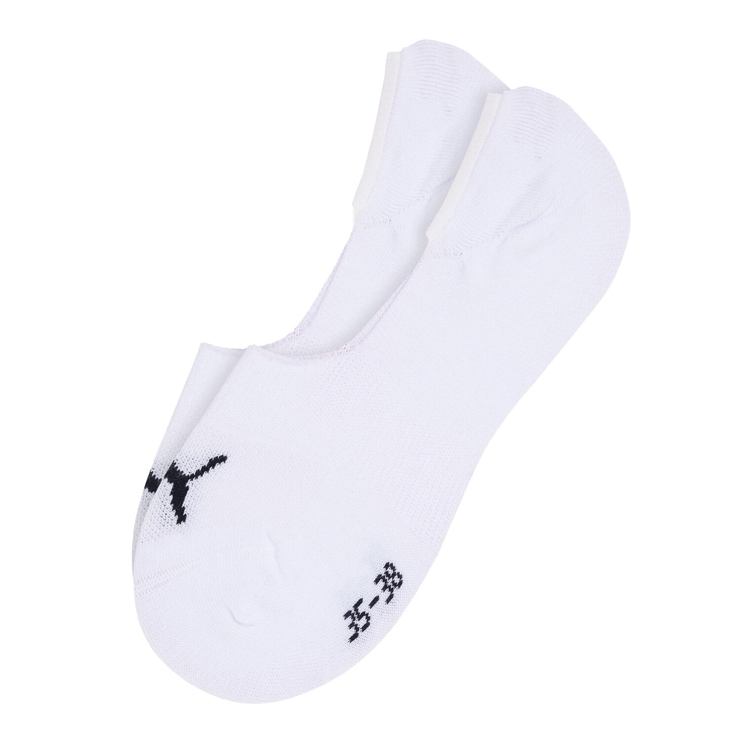 Calzini Alla Caviglia Donna Misura Confezione 2 Puma Footie Bianco 2/2
