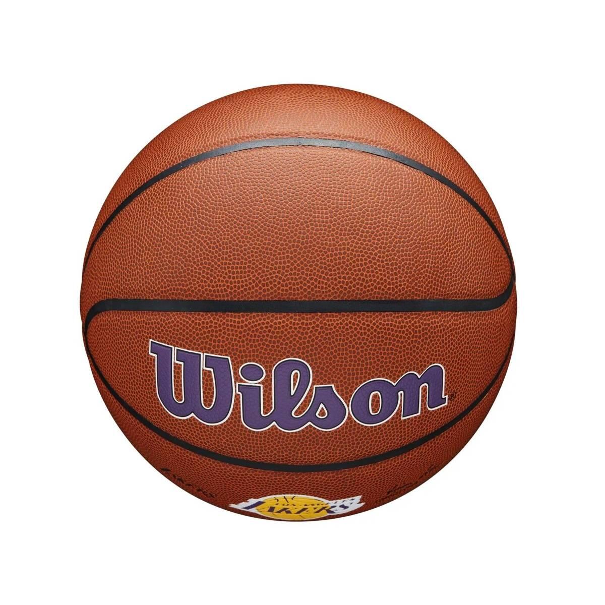 Pallacanestro Los Angeles Lakers Wilson Team Alliance Marrone 7 5/5