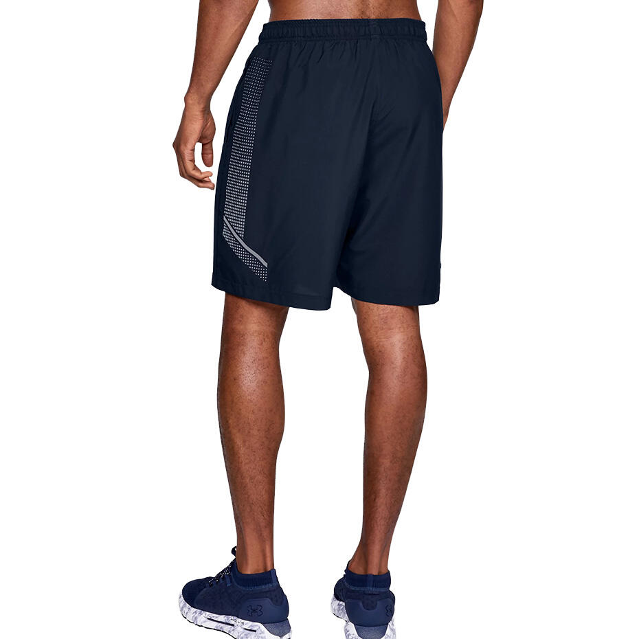 Pantalones Cortos Diseño Gráfico para Hombre Azul Marino 5/5
