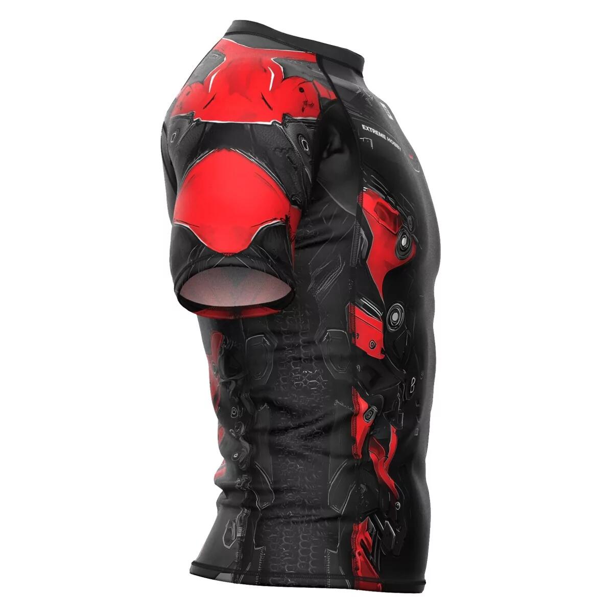 Rashguard de manga curta para homem para MMA EXTREME HOBBY IRON FORCE 5/7