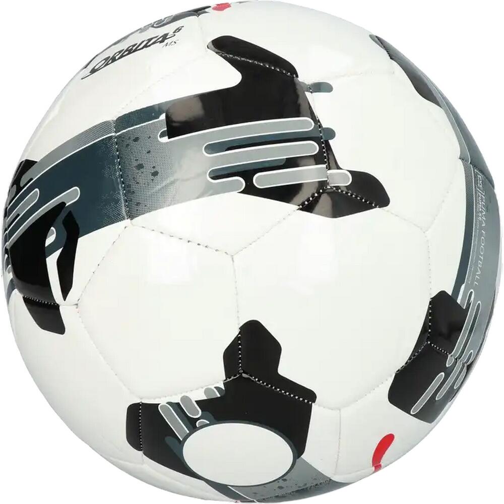 Orbita 6 Voetbal (Wit/Grijs/Rood) 2/3