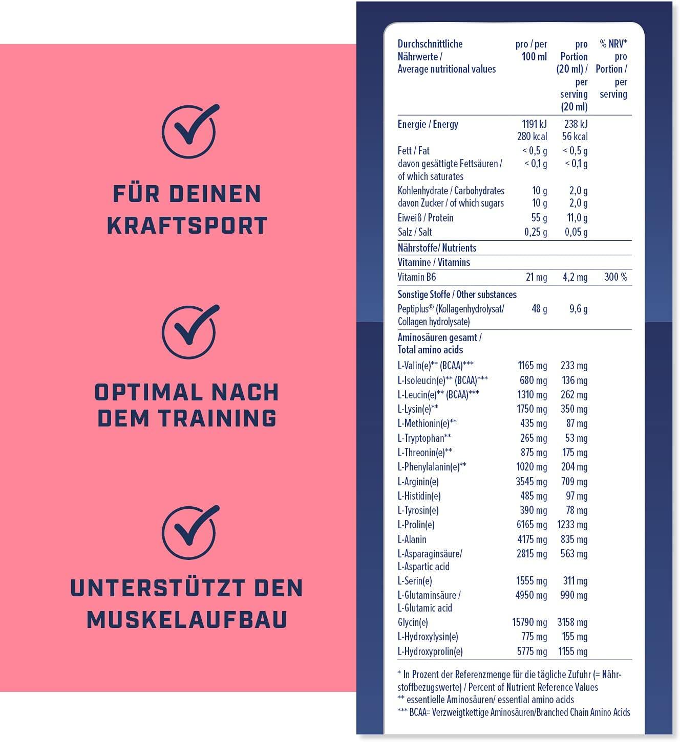 Amino Liquid 550.000 mg Sauerkirsch, 1 Liter 4/5