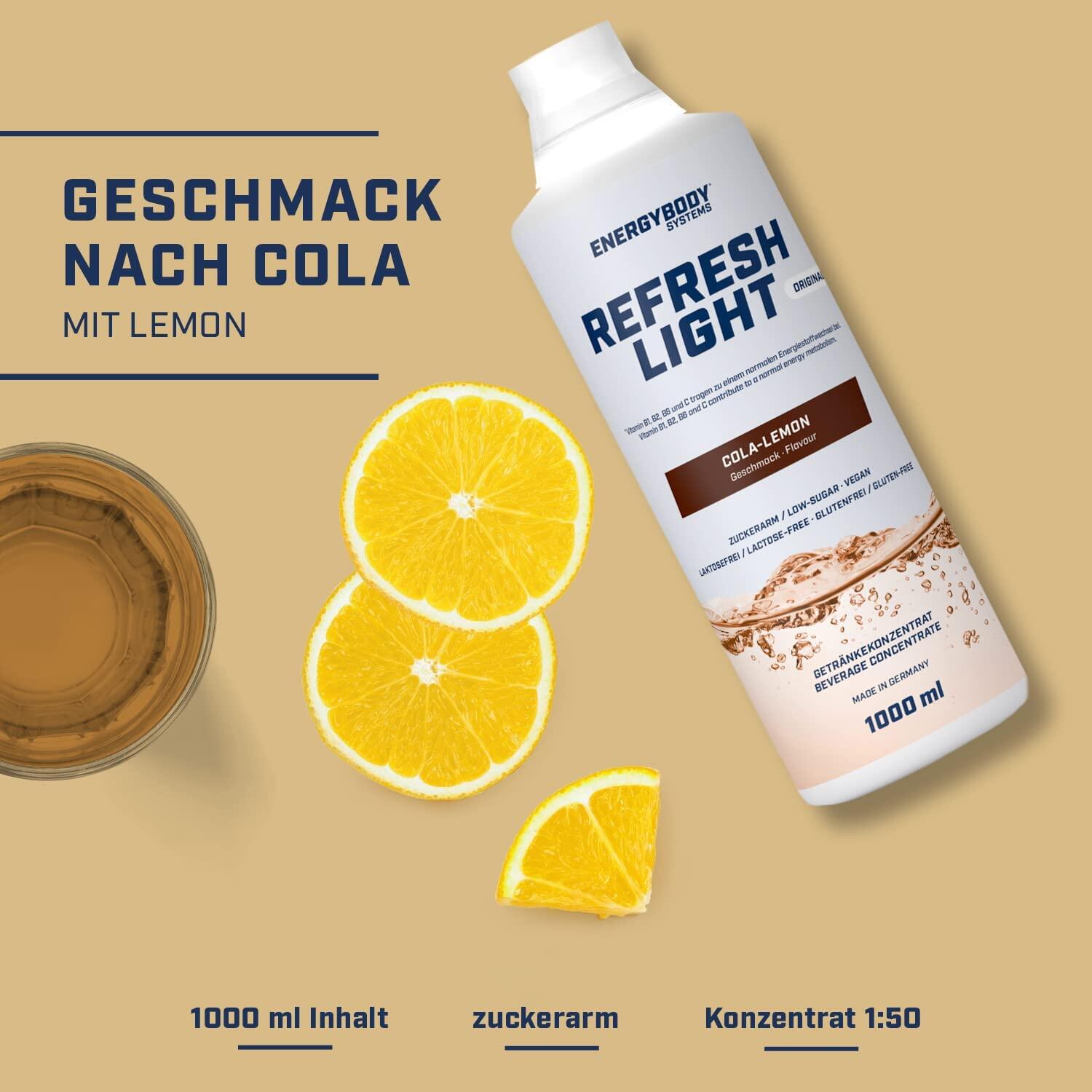 Refresh Light Getränkekonzentrat mit Vitaminen, Cola-Lemon, 1 Liter 2/4
