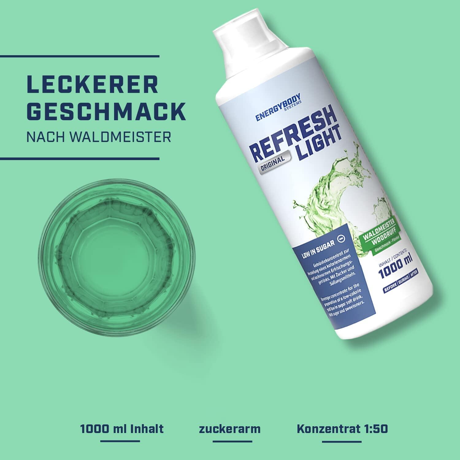 Refresh Light Getränkekonzentrat mit Vitaminen, Waldmeister, 1 Liter 2/4