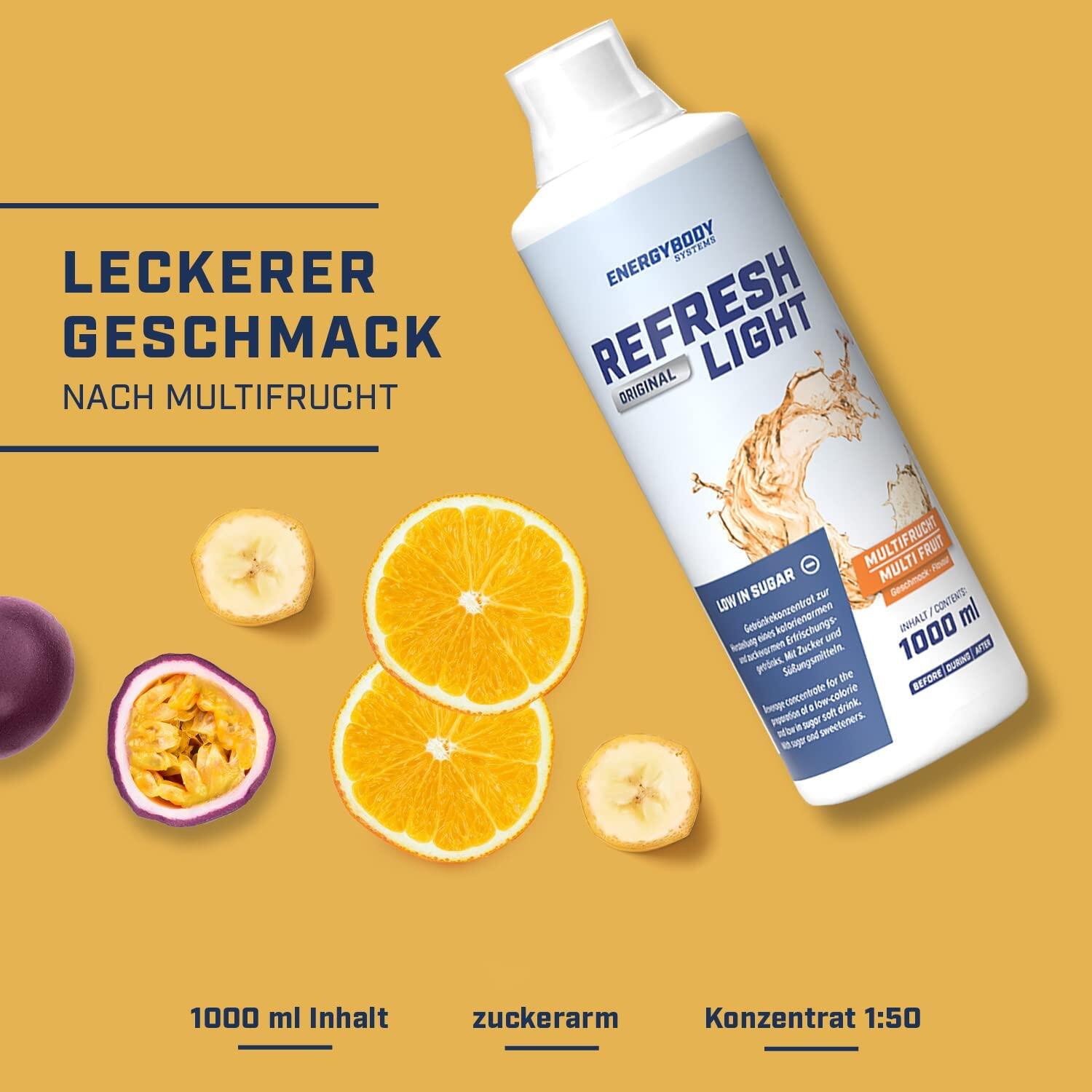 Refresh Light Getränkekonzentrat mit Vitaminen, Multifrucht, 1 Liter 2/4