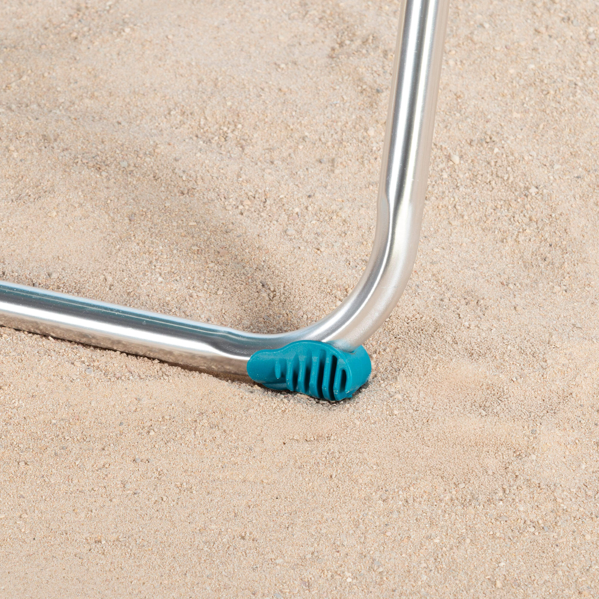 Sedia da spiaggia pieghevole in alluminio e textilene, con  antiribaltamento 6/7