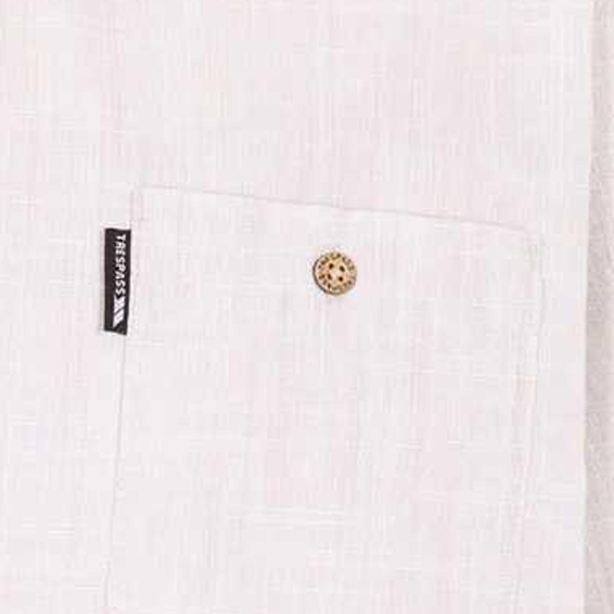 Camicia Uomo Trespass Basham Latte D'Avena 3/6