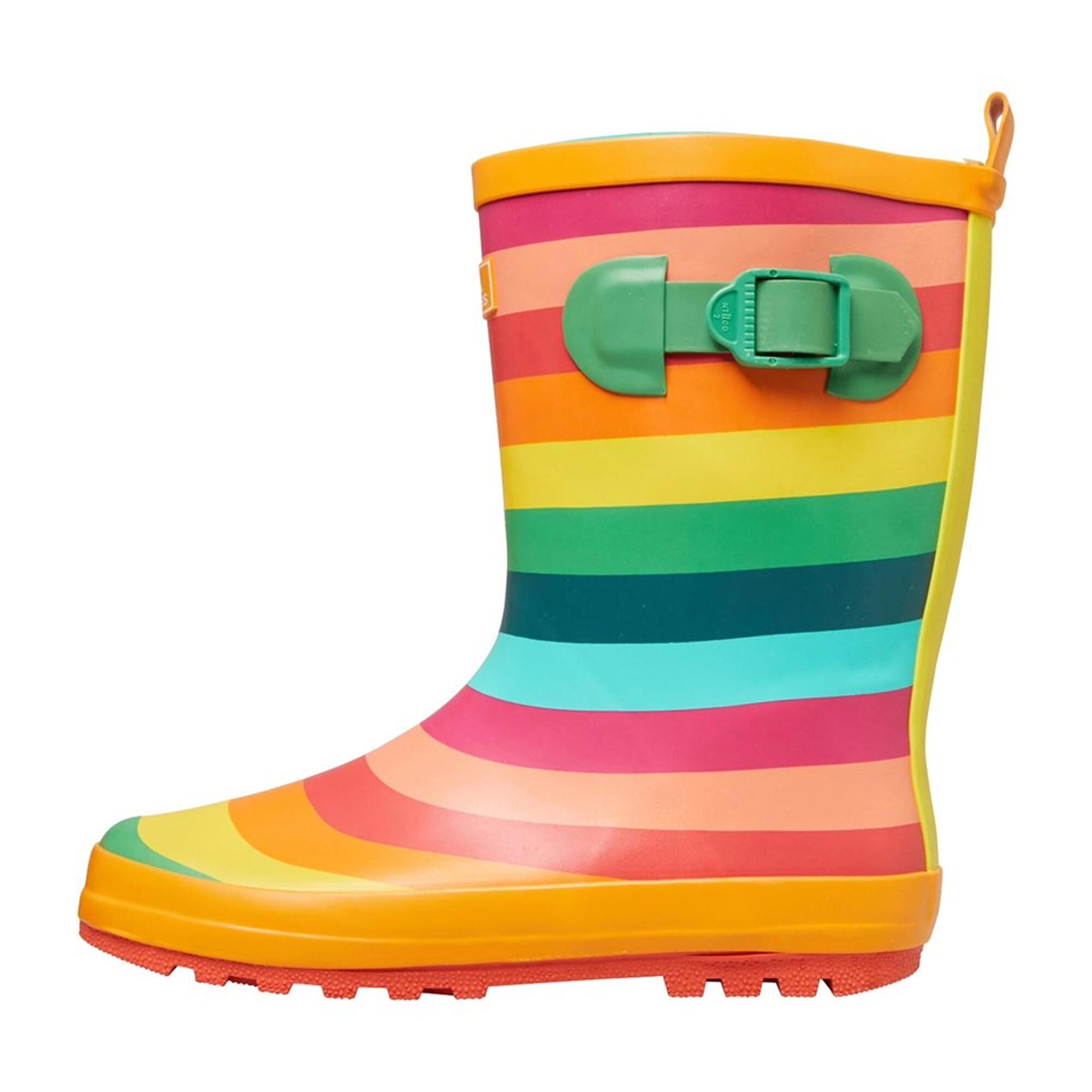 Bottes De Pluie En Caoutchouc PUDDLE Enfant (Multicolore À Rayures) 3/5