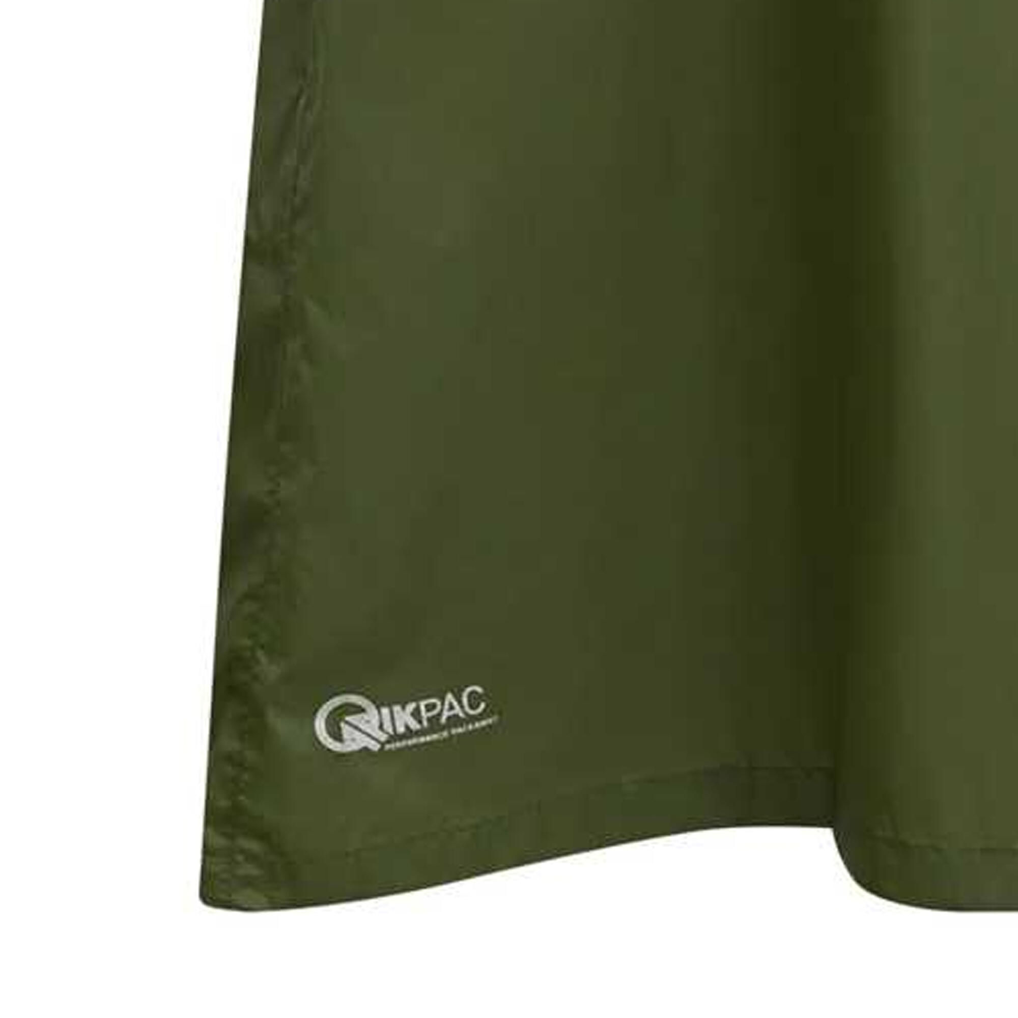 Qikpac Poncho Repliable Adulte Unisexe (Vert Mousse) 4/5