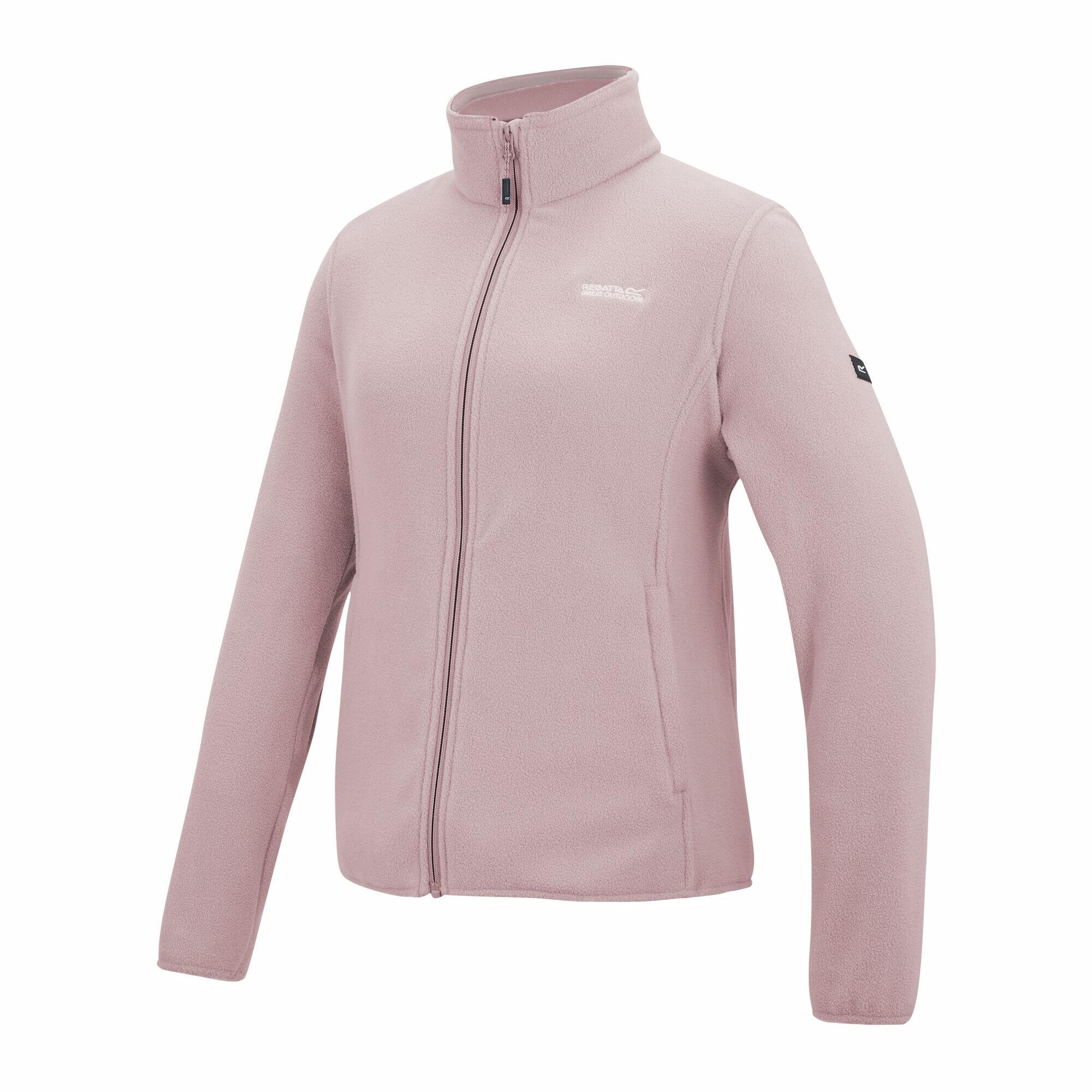 Womens/Ladies Clemence IV Full Zip Fleece (Powder Lilac) 3/4