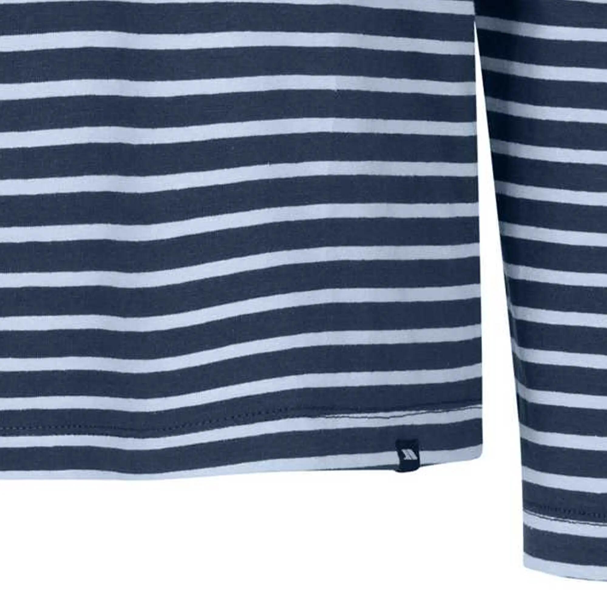 Camisa Karen Raya de Hilo Teñido para Mujer Marino 4/6