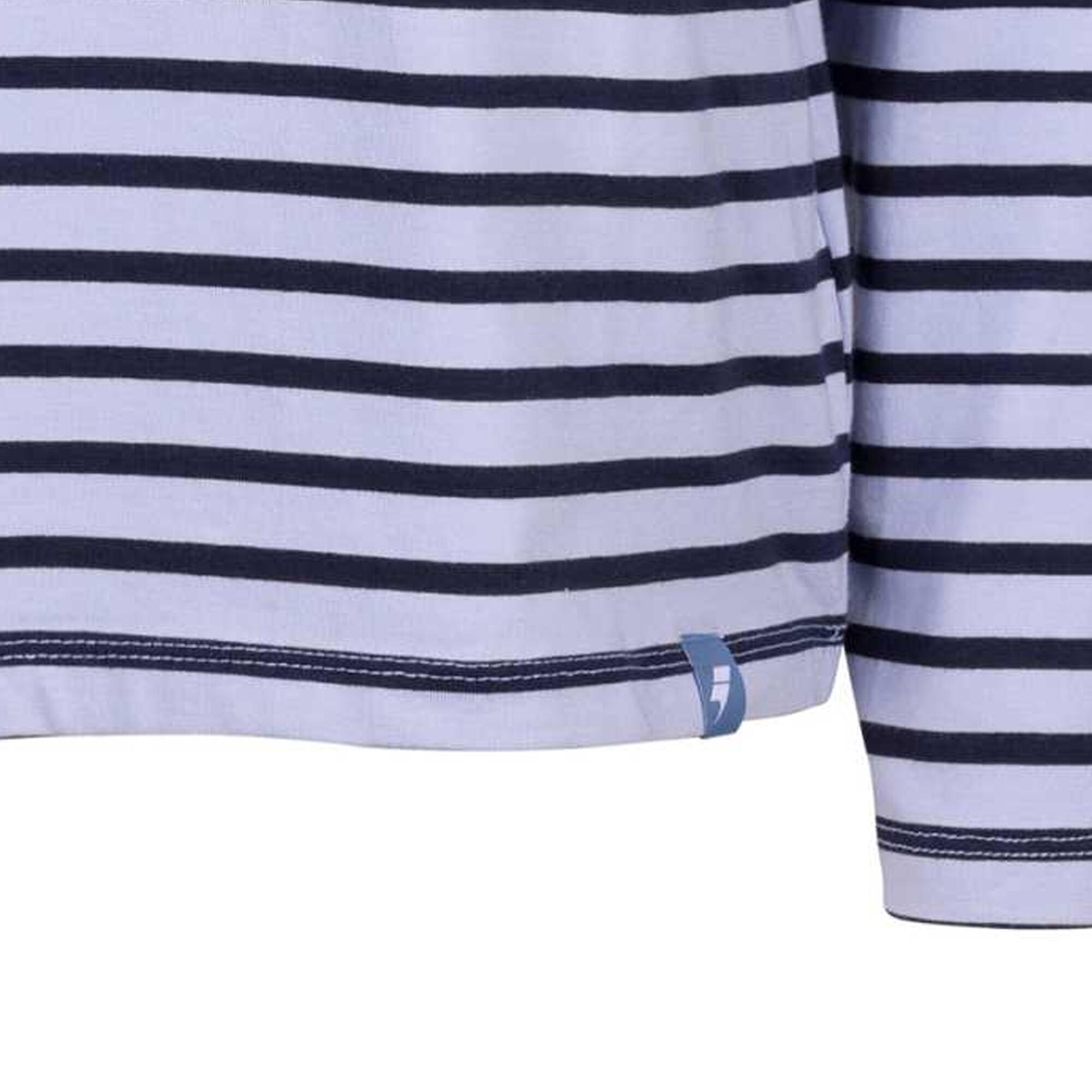Chemisier Motif/style Rayure Fil Teint KAREN Femme (Bleu Glacier) 4/5