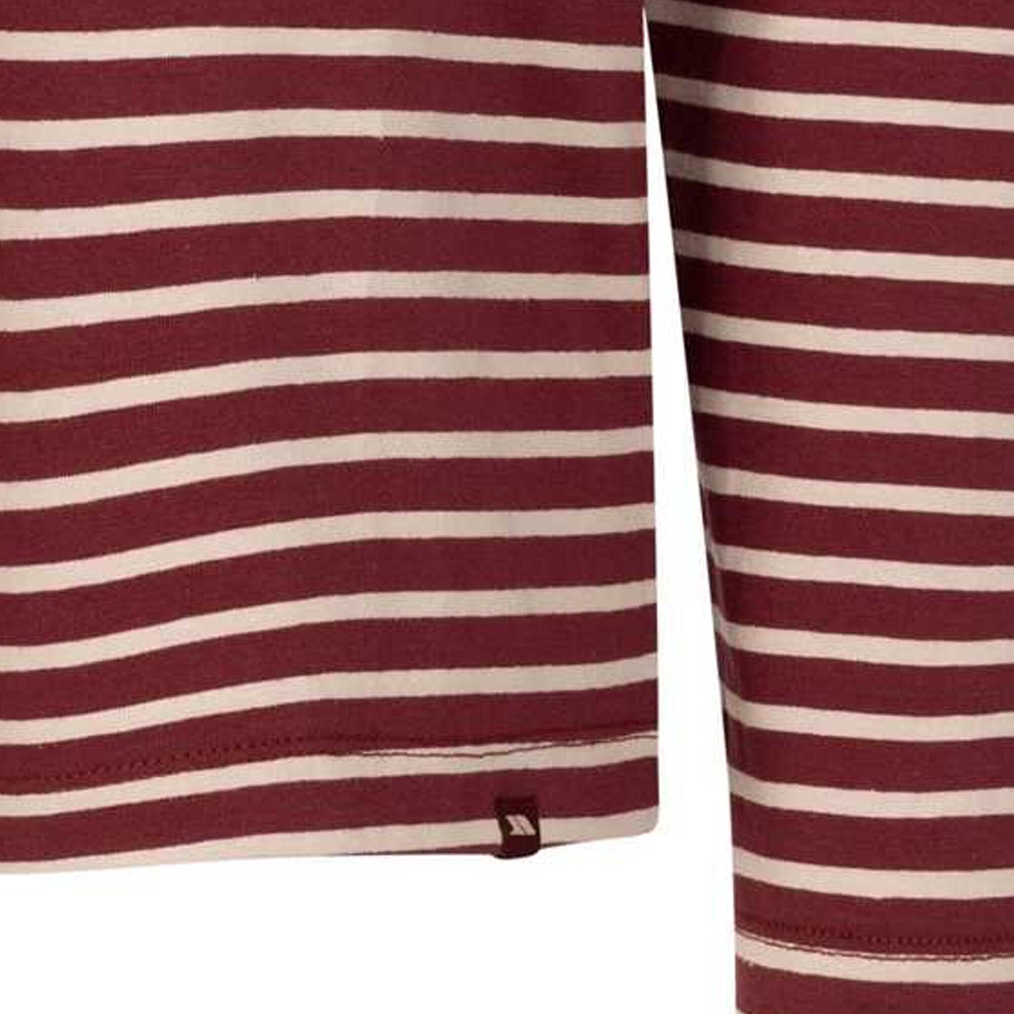 Chemisier Motif/style Rayure Fil Teint KAREN Femme (Pourpre) 4/5