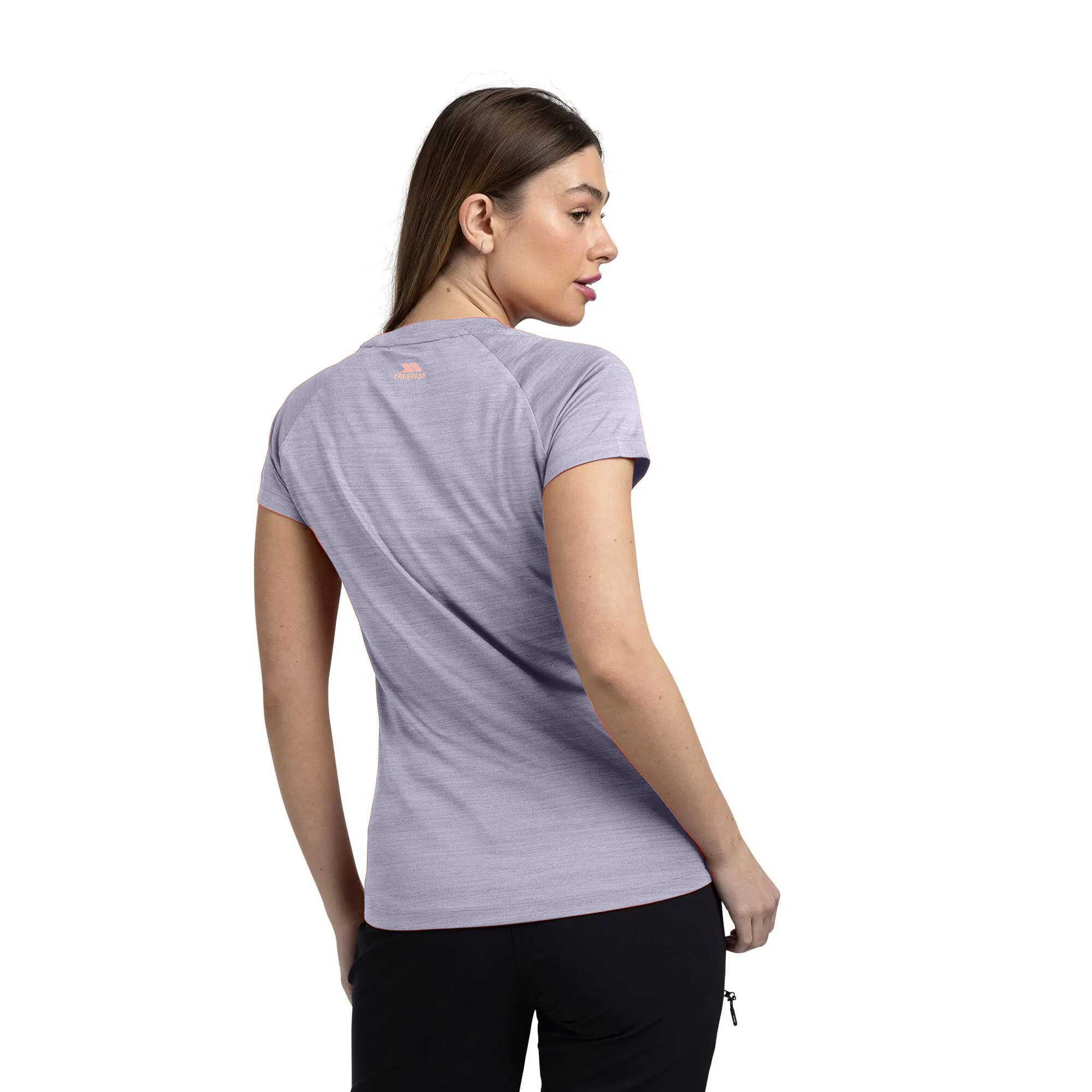 Tshirt Sport VICKLAND Femme (Bleu Ciel Chiné) 3/5