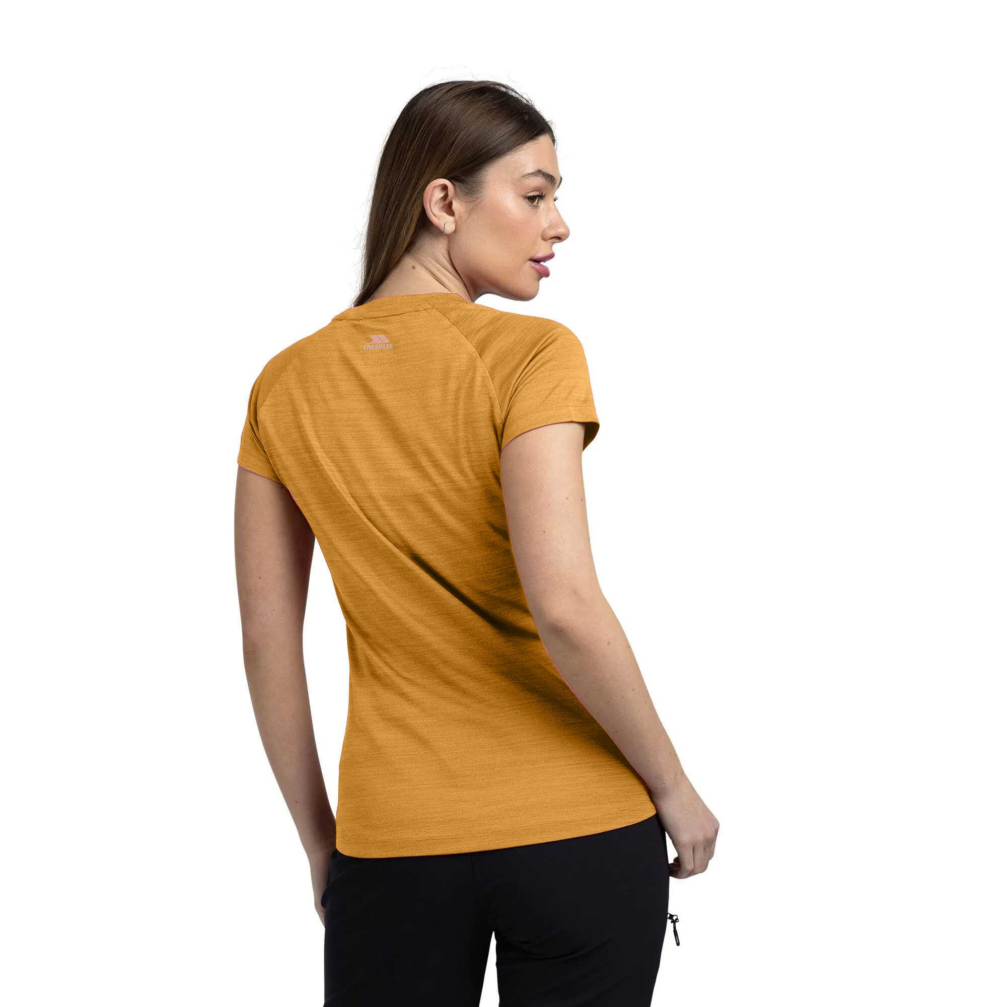 Tshirt Sport VICKLAND Femme (Orange Foncé Chiné) 4/5